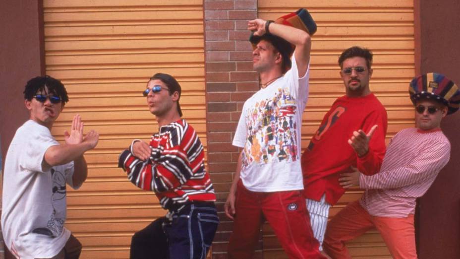 Integrantes do conjunto Mamonas Assassinas - 1995 Integrantes do conjunto Mamonas Assassinas - 1995