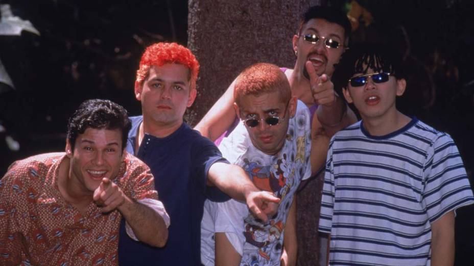 Integrantes do conjunto Mamonas Assassinas - 1995 Integrantes do conjunto Mamonas Assassinas - 1995