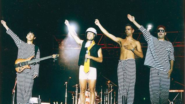 Último show do conjunto Mamonas Assassinas, Brasília - 02 de março de 1996