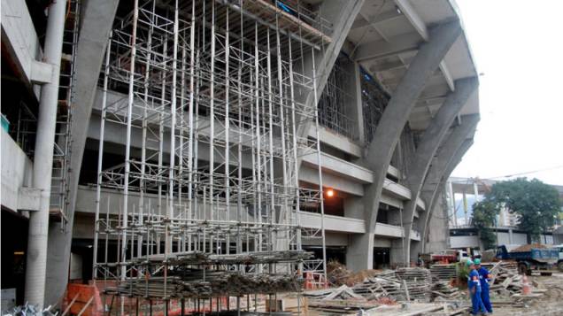 Maracanã: externamente, estádio será pintado de cinza
