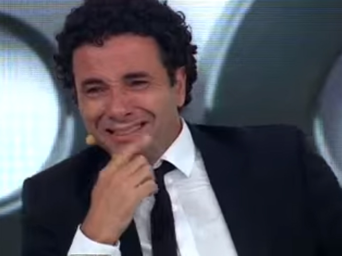 Marco Luque chora com fim do 'CQC'