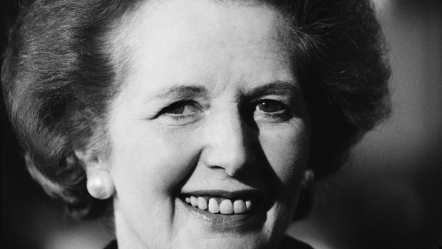 Margaret Thatcher em 1990