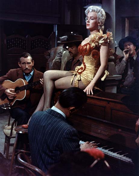 Marilyn Monroe em cena do filme River of no Return em 1954