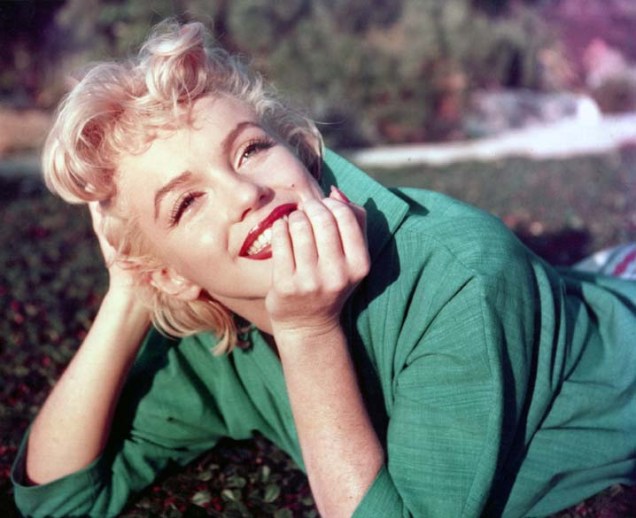 Retrato de Marilyn Monroe feito na Califórnia em 1954