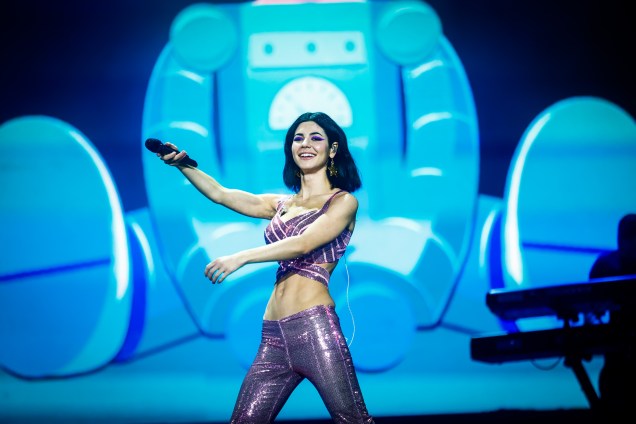 Show da cantora Marina and the Diamonds no primeiro dia do Festival Lollapalooza 2016, em São Paulo