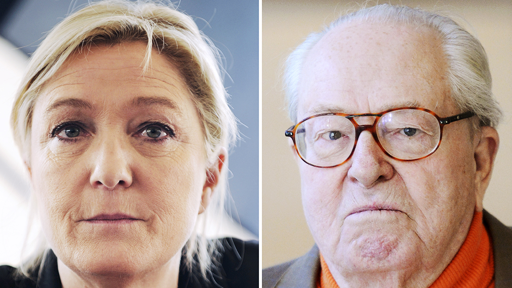 Marine Le Pen e Jean-Marie