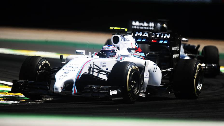 O companheiro de equipe de Felipe Massa, o finlandês Valtteri Bottas no GP Brasil de Fórmula 1 