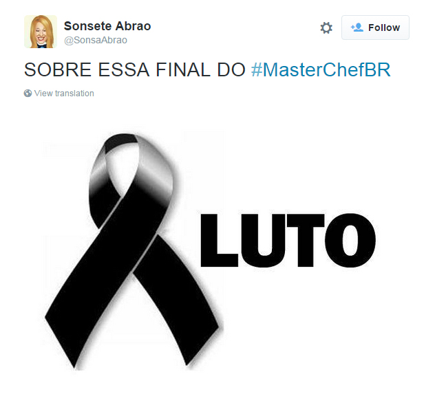 Plaquinha de Cássia sobre a torcida para Raul se transformou em torcida para Jiang