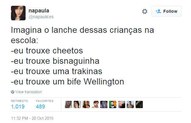 Sobre uma das exigências dos jurados: um prato com identidade