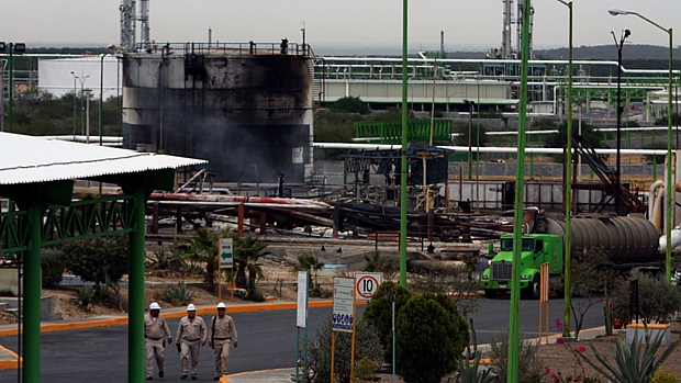 Incêndio aconteceu na unidade de gás da estatal Pemex