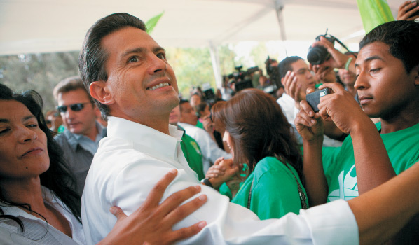 Peña Nieto, o candidato do PRI