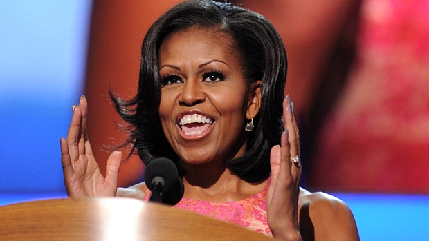 Michelle Obama proferiu o discurso principal do primeiro dia da convenção democrata