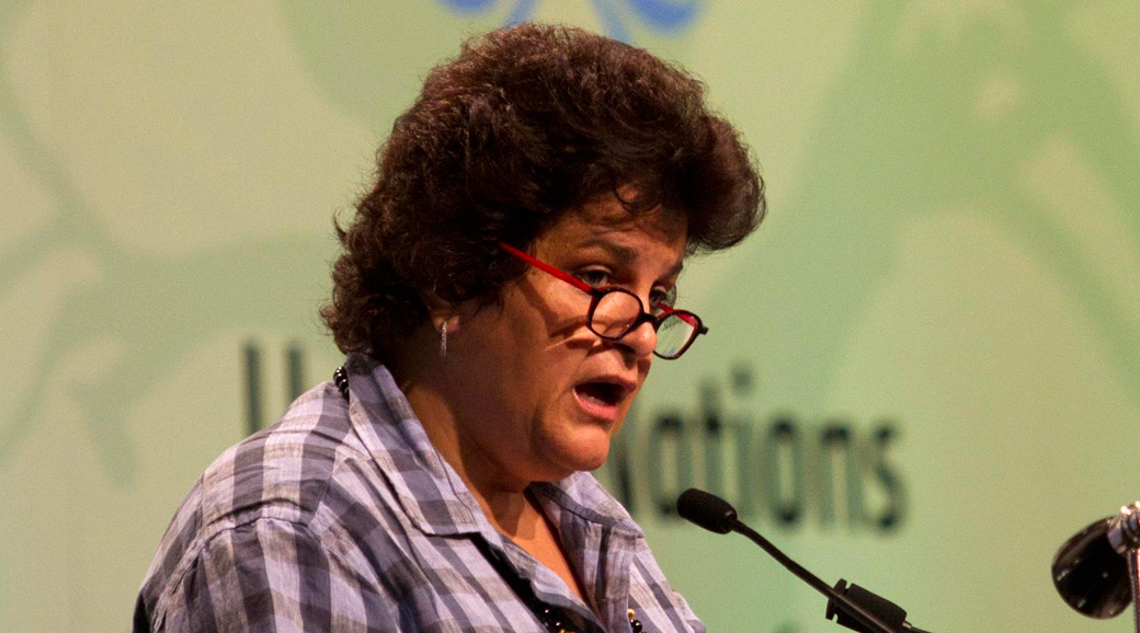 Ministra de Meio Ambiente, Izabella Teixeira, durante o COP-17 em Durban, na África do Sul
