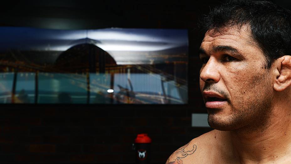 Rodrigo Minotauro em sua casa na Barra da Tijuca no Rio de janeiro