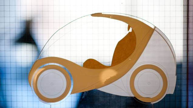 O CityCar, um pequeno carro elétrico dobrável, começou a ser desenvolvido no Media Lab em 2003