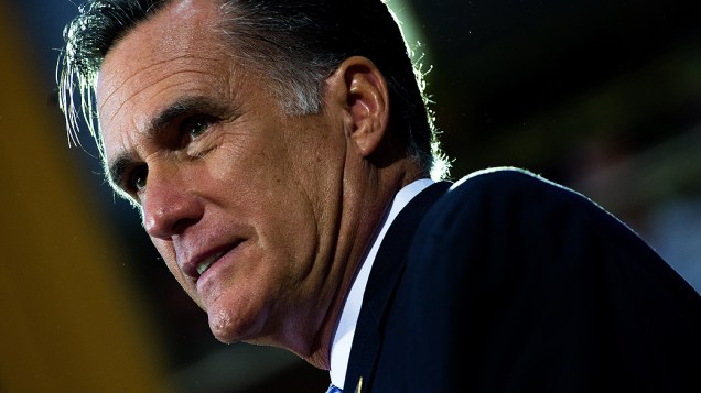 O candidato republicano à Casa Branca Mitt Romney, em 08/10/2012