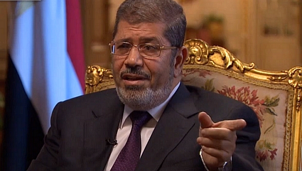 O presidente egípcio, Mohamed Mursi, previu queda de Assad em entrevista