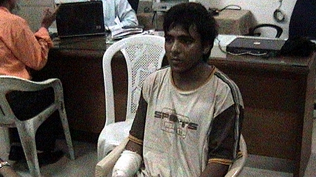 O terrorista Mohammed Ajmal Kasab, em imagem de arquivo