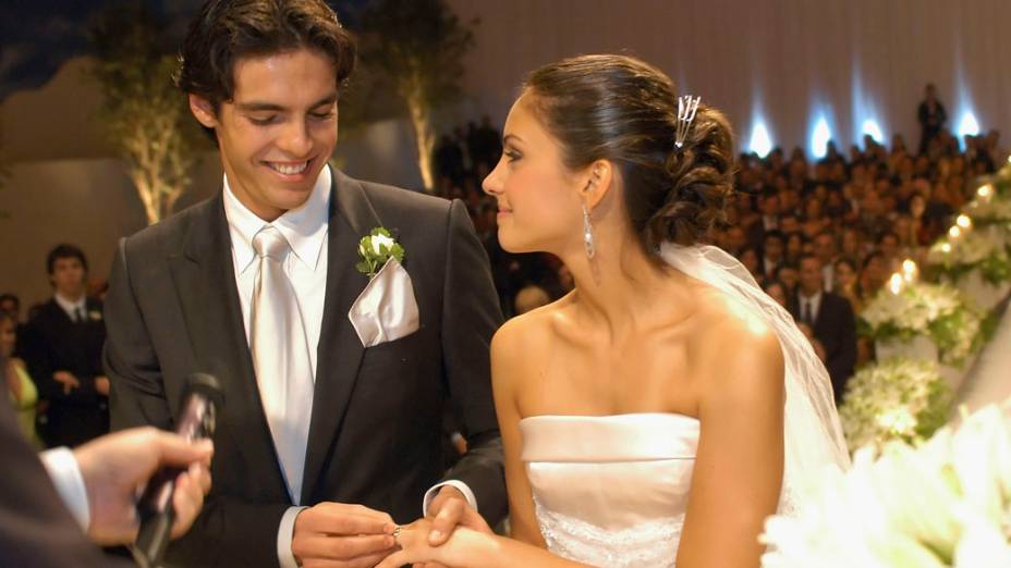 Casamento de Kaká com Caroline Celico em 2005