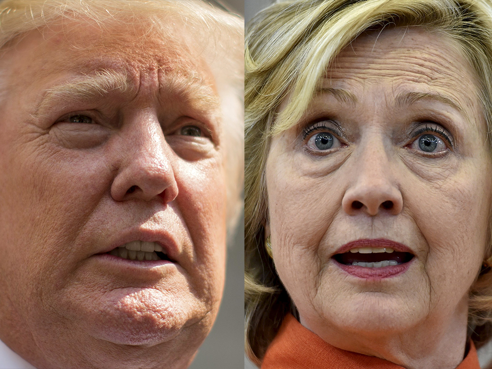 Donald Trump e Hillary Clinton
