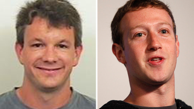 Brian Acton, cofundador do Whatsapp e Mark Zuckerberg, fundador do Facebook