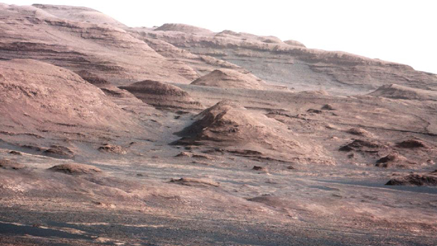 Marte: o metano,considerado um sinal de atividade biológica, foi encontrado em quantidades muito pequenas no planeta vermelho