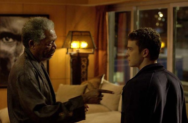 Com Justin Timberlake em <em>Edison - Poder e Corrupção</em>, de David J. Burke.