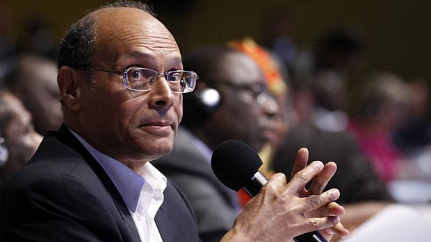 O presidente Moncef Marzouki