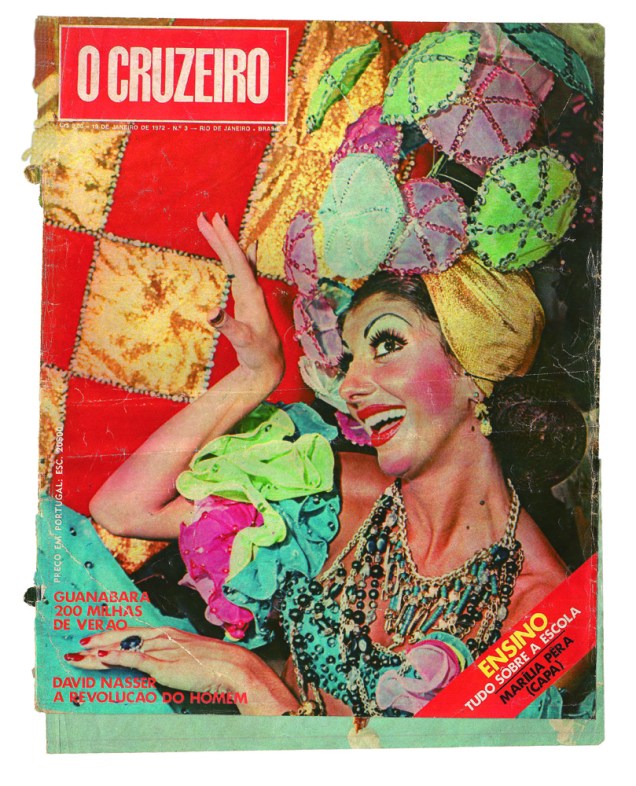 Capa da revista O Cruzeiro de 1972, com Marília Pêra na capa