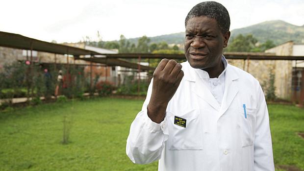 O ginecologista Denis Mukwege, diretor de um hospital que trata dos mais tenebrosos casos de estupro na RDC