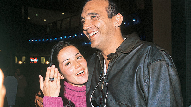 Deborah Secco com Rogério Papinha, em 2001