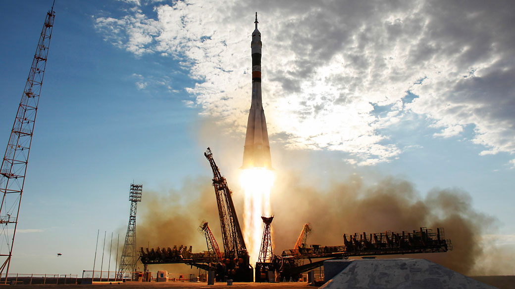 Nave espacial russa Soyuz TMA-05M
