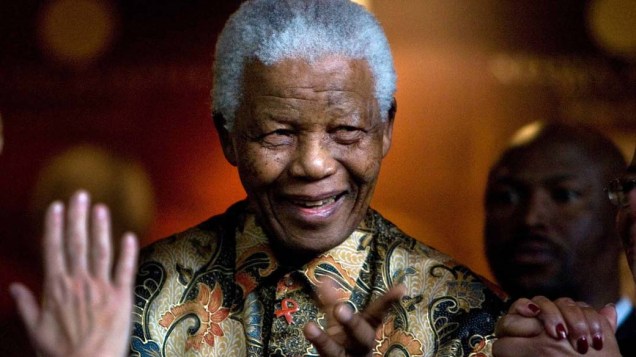2007 - Nelson Mandela em Johanesburgo, África do Sul