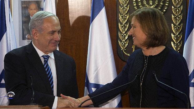 Netanyahu nomeia Tzipi ministra de Justiça