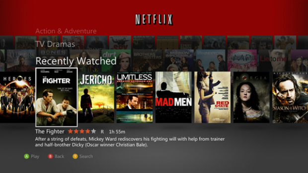 Netflix através do Xbox Live estará disponivel nos Estados unidos e Canadá