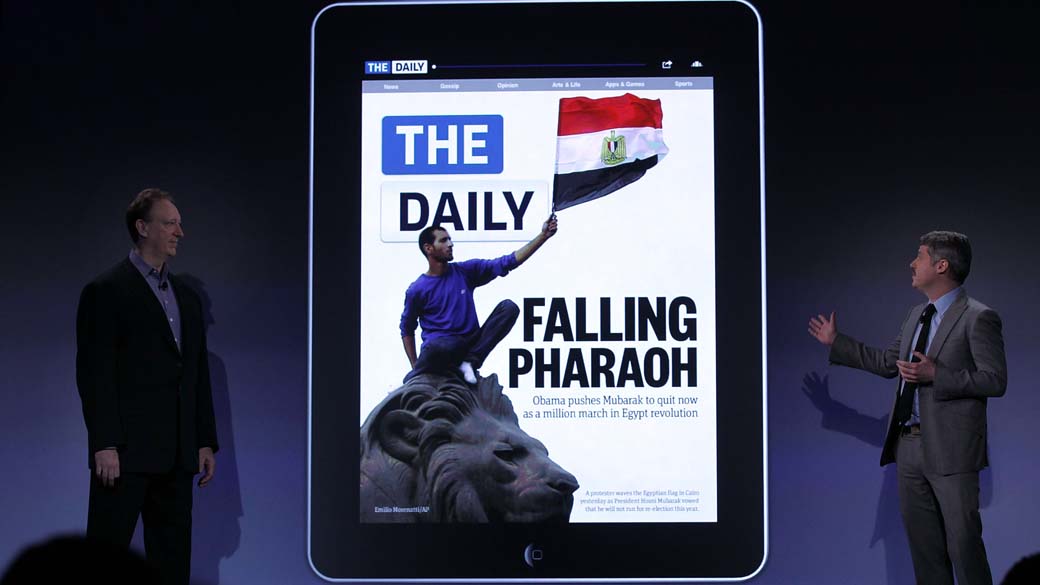 Lançamento do The Daily, primeiro jornal exclusivo para iPad