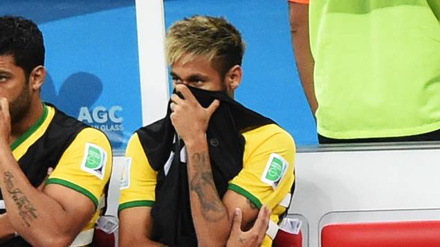 Neymar durante o jogo contra a Holanda no Mané Garrincha, em Brasília