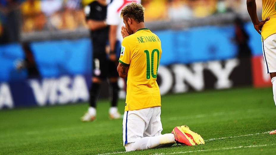 Neymar na cobrança dos pênaltis contra o Chile