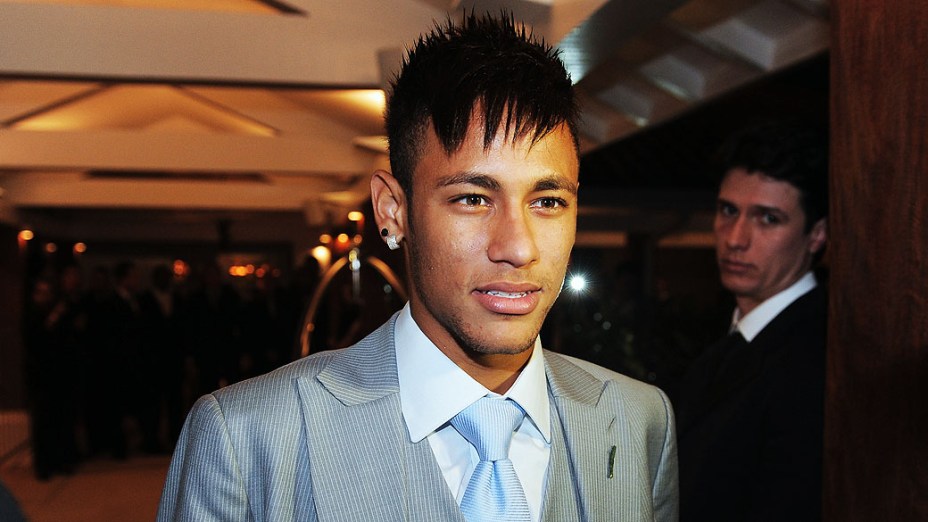 Neymar durante casamento de Paulo Henrique Ganso Giovanna Costi, no litoral de São Paulo