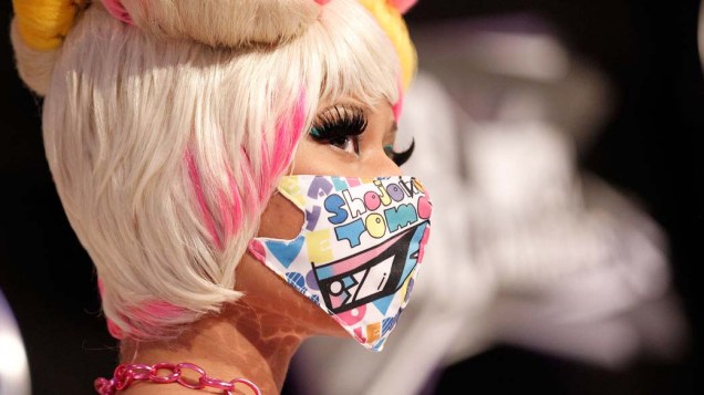 Nicki Minaj durante o "MTV Video Music Awards" em Los Angeles, em 2011