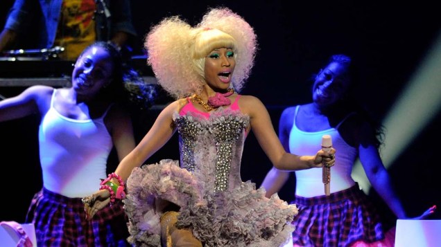 Nicki Minaj durante o "iHeartRadio Music Awards" em Las Vegas, em 2011