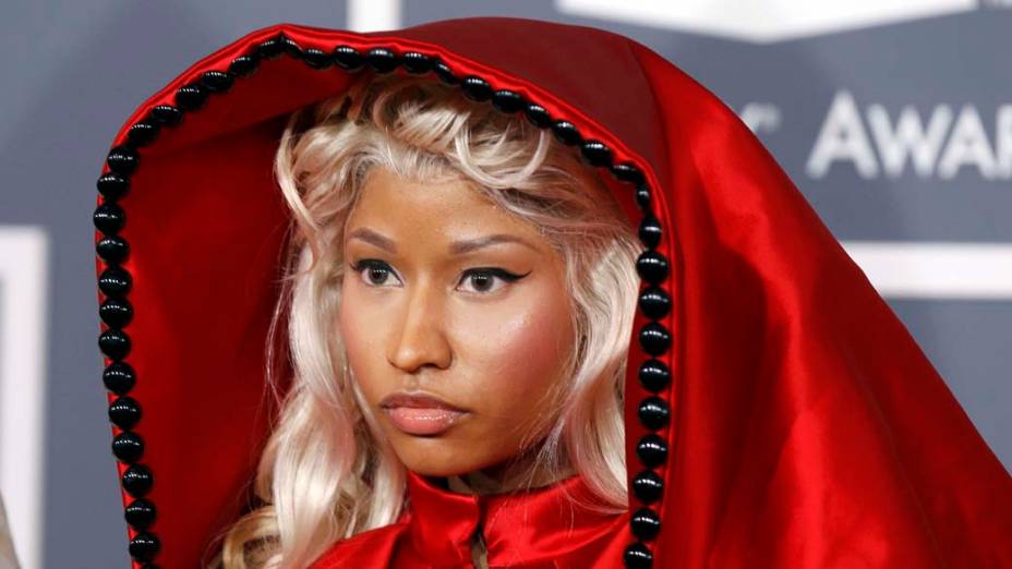 Nicki Minaj durante o 54º prêmio Grammy de música em Los Angeles, em 2011