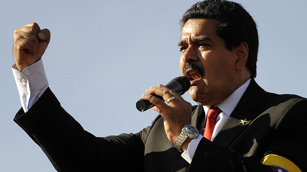 O vice-presidente da Venezuela, Nicolás Maduro