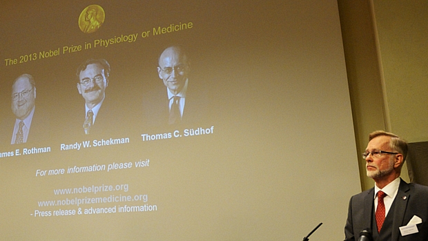 Vencedores do Nobel de Medicina 2013 são anunciados em Estocolmo