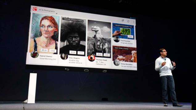 Vic Gundotra, diretor de produtos, apresenta o Google+ no Nexus 7