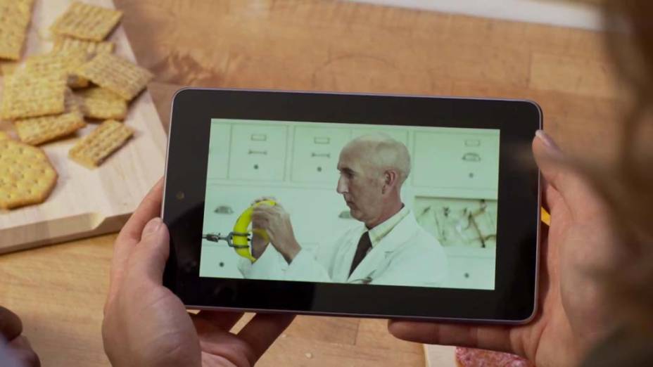 Exibição de vídeo no Nexus 7, o novo tablet do Google