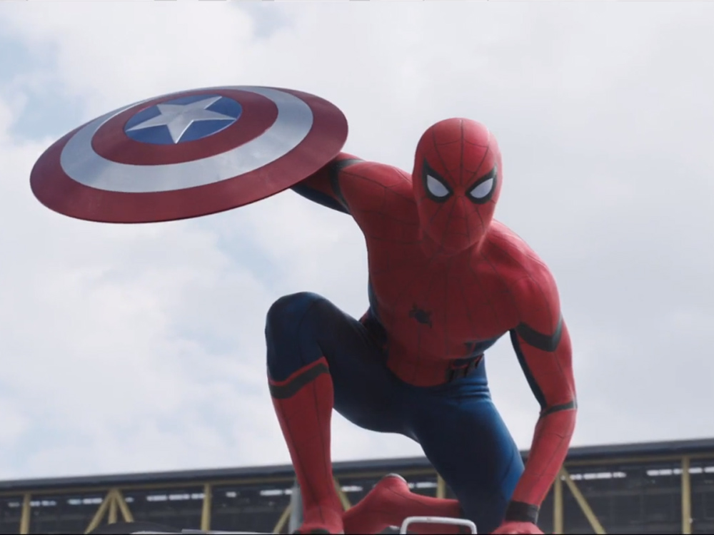 Novo Homem-Aranha no trailer de 'Capitão América: Guerra Civil'
