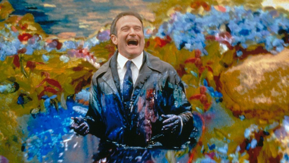 Robin Williams em cena do filme Amor Além da Vida de 1998