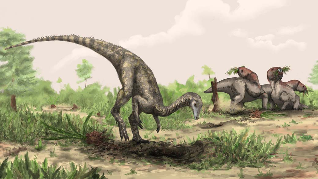 Ilustração de um 'Nyasasaurus'