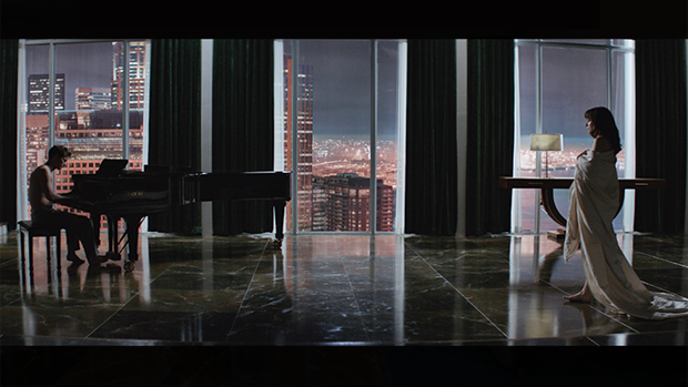 O apartamento de Christian Grey no filme Cinquenta Tons de Cinza